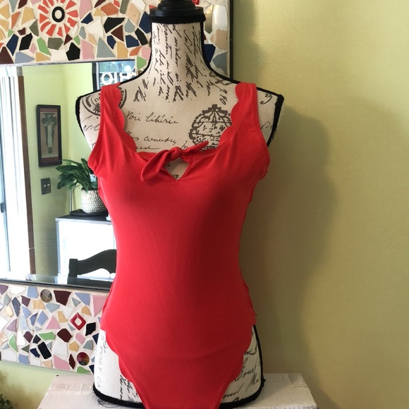 J.Crew Scallop One Piece Suit - Picture 1 of 10